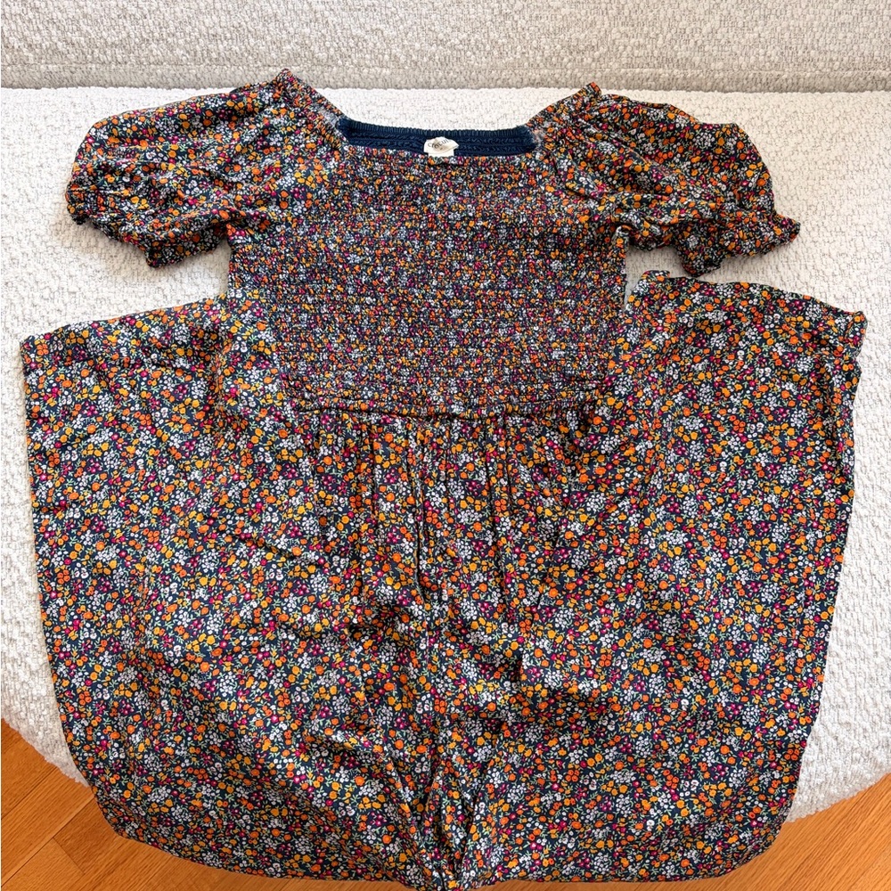 Crewcuts Size 12 Floral Smocked Romper